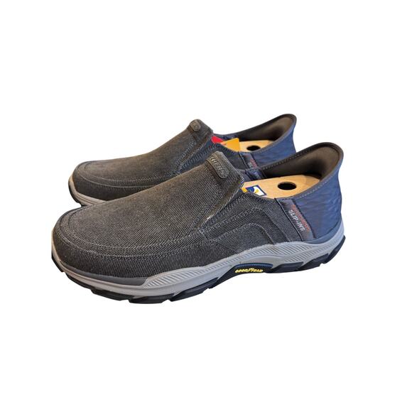 Skechers Men’s Hands Free Slip-ins Holmgren Shoes Size 12 Charcoal Wide - Picture 1 of 11